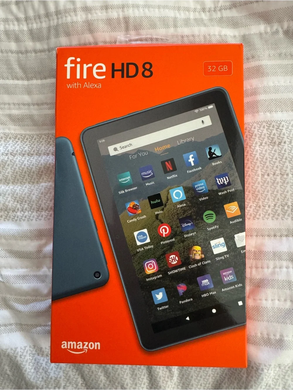 Amazon Fire HD 8 Tablet in Blue - 32GB (with Alexa)